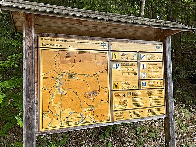 ...beginnt an der Sagwassersäge