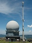 Eins der Radome am Arber