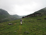 Wir wandern auf die Gressensteinalm zu
