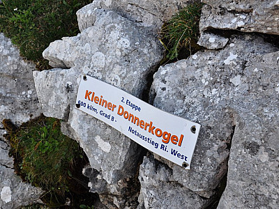 Am Kleinen Donnerkogel...