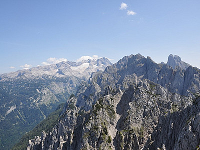 Blick nach Süden Richtung Hoher Dachstein