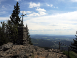 Das Gipfelkreuz des Großen Falkenstein