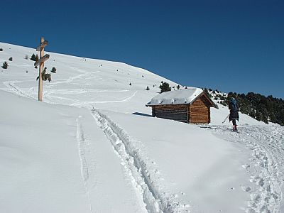 Ab hier gehts über offenes Feld