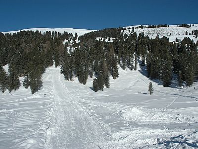 über die Rutschbahn