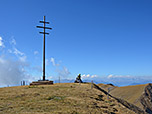 Das rieseige Gipfelkreuz am Großen Gabler