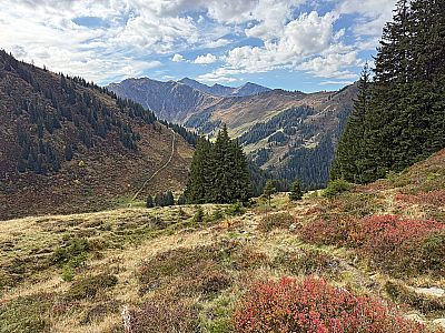 Hinter dem Saalkogel zeigt sich der Gamshag