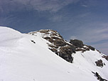 Gipfelkreuz in Sichtweite