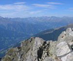 Die Scheibenspitze, der Nachbargipfel