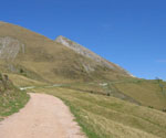 Unterwegs über Skigebiet