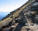 Hier beginnt der Klettersteig