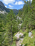 Wir wandern in das Tal des Balschtebachs hinein