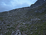 Wir folgen dem Weg Richtung Kemptner Hütte