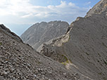 Blick zurück zur Krottenkopfscharte