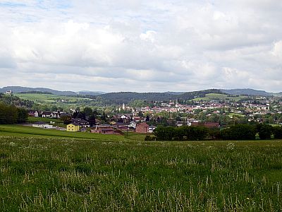 Schnell werden die Häuser kleiner