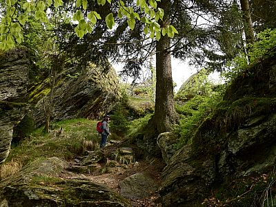 Der Weg zu den Rauchröhren...