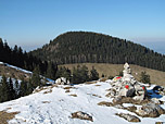 Großer Riesenkopf beim Aufstieg zum Rehleitenkopf gesehen