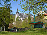 Wir steuern die Pfarrkirche Ebensee an