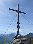 Das Gipfelkreuz am Großen Sonnstein