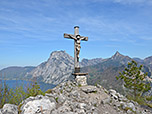 ...zum Gipfelkreuz des Kleinen Sonnsteins