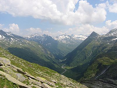 Blick zurück nach Innergschlöß