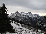 Blick zu den Loferer Steinbergen