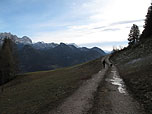 Links die Reiter Alpe...