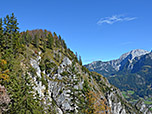 Wir nähern uns dem Gipfelaufbau des Grünsteins...
