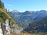 Unten erkennen wir den nördlichen Ausläufer des Königssees