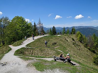 ... und wir haben das großzügige Gipfelplateau erreicht