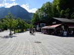 Wir starten unsere Tour am Parkplatz des Königssees