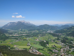 Der Blick nach Norden Richtung Berchtesgaden und Hochthron