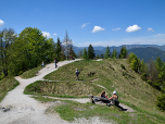 ... und wir haben das großzügige Gipfelplateau erreicht