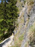 Der Ausblick vom Einstieg der Hotelroute (E) zum Isidorsteig (C)