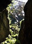 natürliche Kunst in der Klamm.