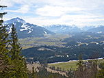 Rechts im Bild zeigt sich der markante Große Rettenstein