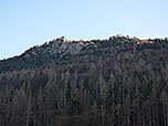 Blick hinauf zur Gscheuerwand