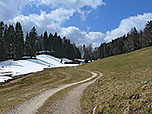 Wir nähern uns der Häusleralm