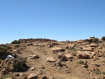 Der flache Gipfel...