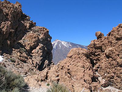 Am Sattel: Teide im Norden...