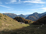 Blick über die Gütenbergalm zum Feilkopf