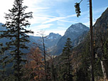 Blick zur Lamsenspitze und zum Sonnjoch