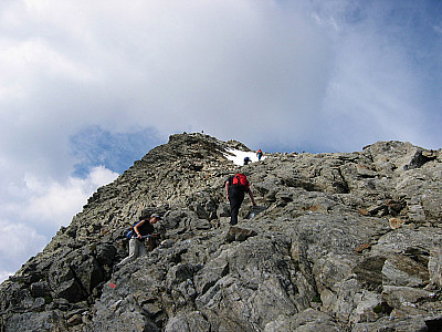 Nicht mehr weit zum Vorgipfel