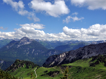 Im Südosten prägt der Thaneller die Aussicht