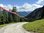 Im Sommer sind die Fangnetze hochgezogen