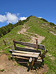 Übertritt am Westlichen Lamsenjoch