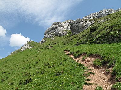 Der Gipfelaufbau rückt näher
