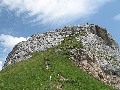 Über den Rücken geht es weiter...