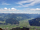 Blick nach Südosten ins Zillertal