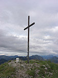 Das Gipfelkreuz der Halserspitz