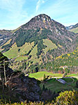 Lochner Horn, unten die Riederalm